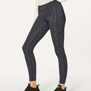 LULULEMON grey speed up tight full on luxtreme